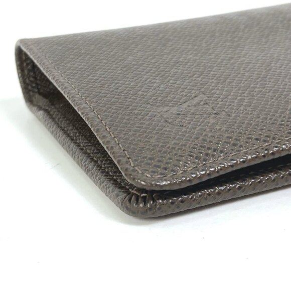 LOUIS VUITTON M32578 Taiga Portefeuille Braza Long Wallet Taiga Leather Brown - Picture 14 of 16